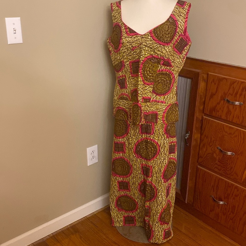 African Jasco Tank and skirt set